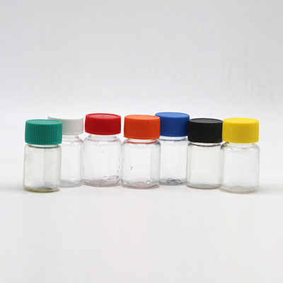 Botellas de plástico PET de 15 ml para recipientes de farmacia y cápsulas de píldoras