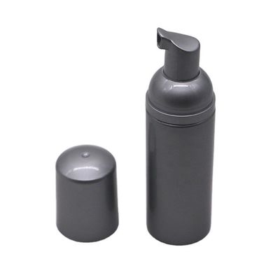Embalaje de plástico Botella de viaje mini Botella de espuma de mousse PET de 50 ml con logotipo personalizado