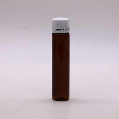Botella de líquido oral de plástico PET 20ML/20CC con tapa a prueba de alteraciones para productos de atención médica