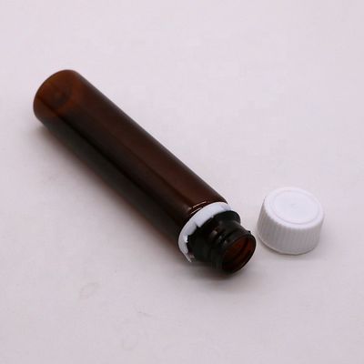 Botella de líquido oral de plástico PET 20ML/20CC con tapa a prueba de alteraciones para productos de atención médica
