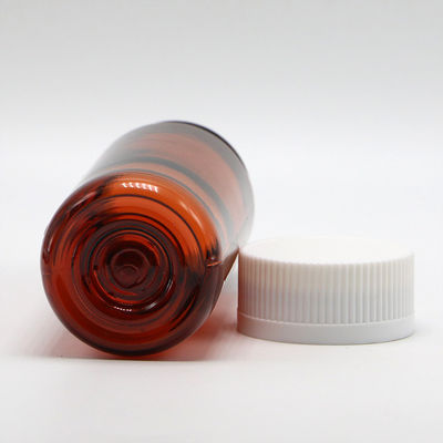 Botella de PET marrón de 150 ml para el suplemento de líquido de plástico y las tapas de seguridad para niños