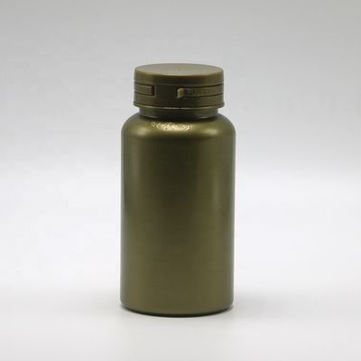 Botellas de plástico sólido en polvo vacío 150 ml Botellas químicas de medicina con tapa de anillo de tira