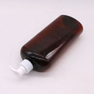 Botella de champú/loción de color personalizable con tapa de tornillo de 750 ml PET para material de impresión de crema