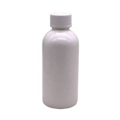 Etiquetas personalizadas Botella de líquido oral vacío de 200 ml HDPE para jarabe y enjuague bucal