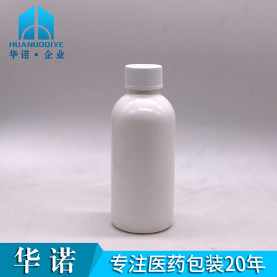 Etiquetas personalizadas Botella de líquido oral vacío de 200 ml HDPE para jarabe y enjuague bucal