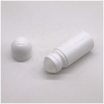 50 ml/50cc HDPE Rollo de plástico blanco en botella Forma redonda para otros productos cosméticos esenciales