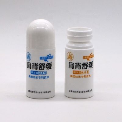 50 ml/50cc HDPE Rollo de plástico blanco en botella Forma redonda para otros productos cosméticos esenciales