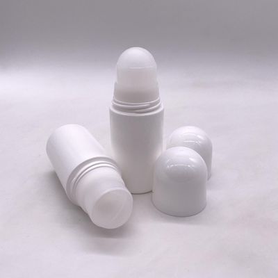Material base de PE Botella de rodamiento de bolas líquida de 50 ml HDPE para envases médicos