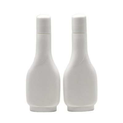 Botella de líquido plano de 100 ml HDPE para loción ginecológica versátil multifuncional