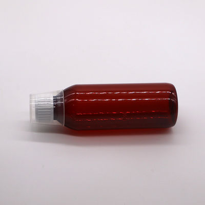 Botellas de Farmacia de Prescripción de 200cc de Ámbar Oval Medicamento líquido PET para almacenamiento en farmacia