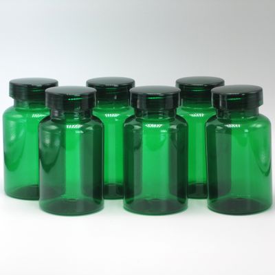 Botella de enjuague bucal de plástico PET de 250 ml con cuello largo y logotipo del cliente