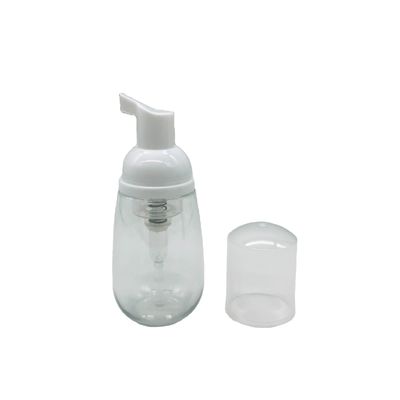 Bomba de espuma 40mL PET Mini Botella para loción y logotipo personalizado limpiador de gotas