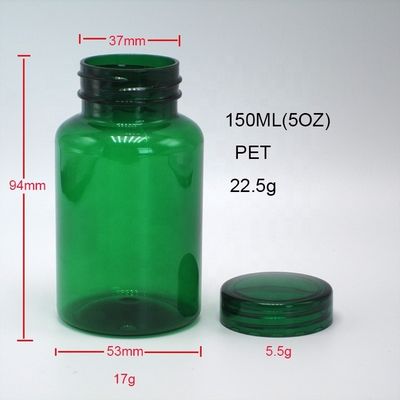 Botella de enjuague bucal de plástico PET de 250 ml con cuello largo y logotipo del cliente