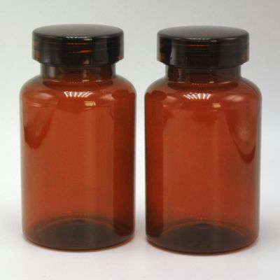 Botella de enjuague bucal de plástico PET de 250 ml con cuello largo y logotipo del cliente
