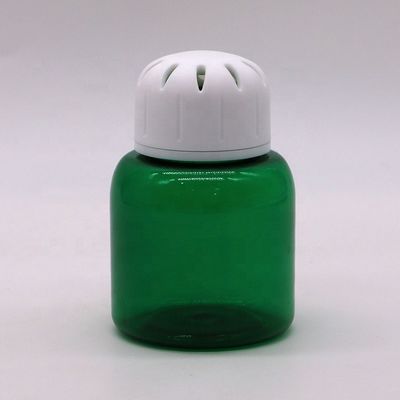 3OZ/90ml Botellas de perfume de plástico blanco PET con tapa de tornillo y sello térmico Botella de fragancia sólida