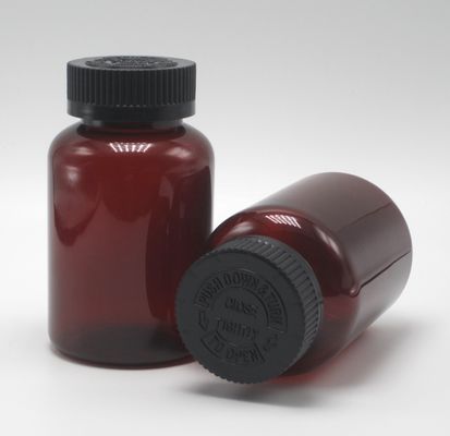 Botella de enjuague bucal de plástico PET de 250 ml con cuello largo y logotipo del cliente