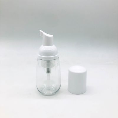 Bomba de espuma 40mL PET Mini Botella para loción y logotipo personalizado limpiador de gotas