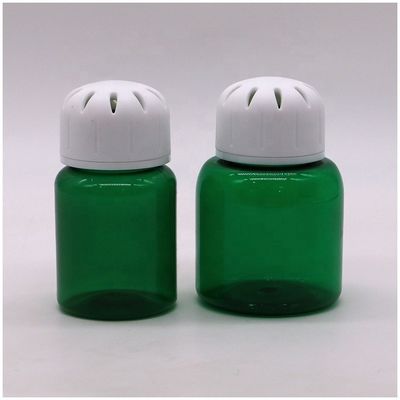 3OZ/90ml Botellas de perfume de plástico blanco PET con tapa de tornillo y sello térmico Botella de fragancia sólida