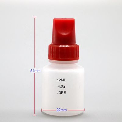 Botellas de 12 ml de LDPE con etiqueta personalizada para productos farmacéuticos en GMP Company