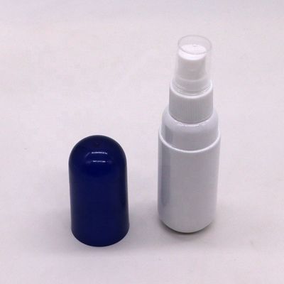 Color personalizable Botella de plástico de forma mini cápsula PET de 50 ml para necesidades de cuidado personal