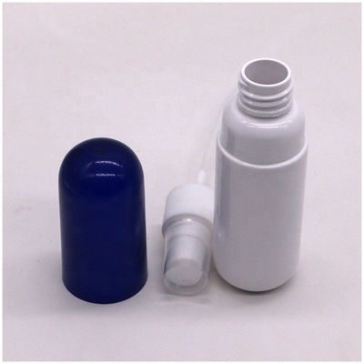 Color personalizable Botella de plástico de forma mini cápsula PET de 50 ml para necesidades de cuidado personal