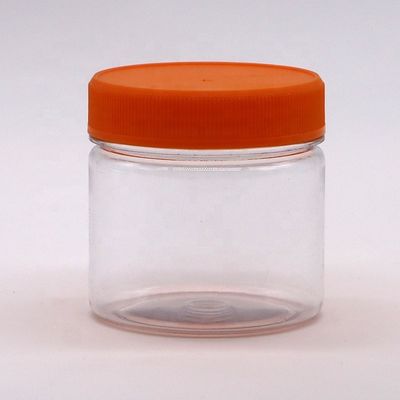 Contenedores de plástico PET de boca ancha para almacenar productos de limón y belleza
