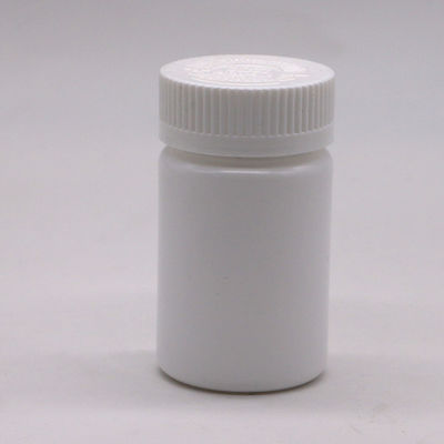 CRC Cap 80CC Botella de plástico blanco para píldora cápsula medicina píldora aceite de pescado