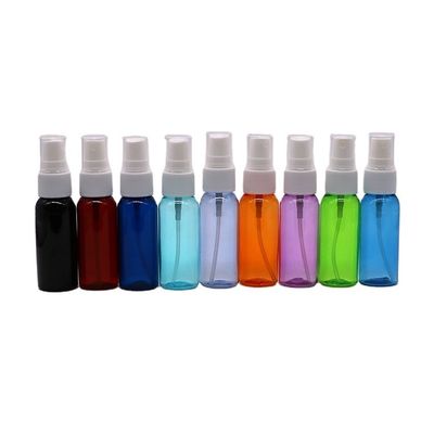 Botella de plástico vacía con aerosol líquido PET de 30 ml Botella de aerosol de perfume vacía para envases cosméticos