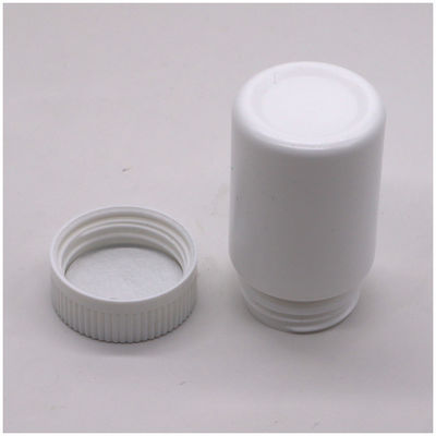 CRC Cap 80CC Botella de plástico blanco para píldora cápsula medicina píldora aceite de pescado