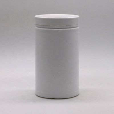 600 ml 20 oz de PET vacío HDPE recto redondo plástico en polvo envases de medicamentos con tapa de tornillo