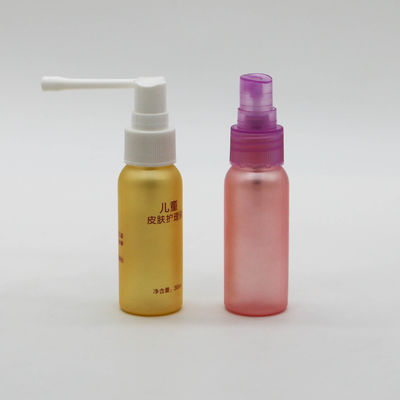 Botella de plástico vacía con aerosol líquido PET de 30 ml Botella de aerosol de perfume vacía para envases cosméticos