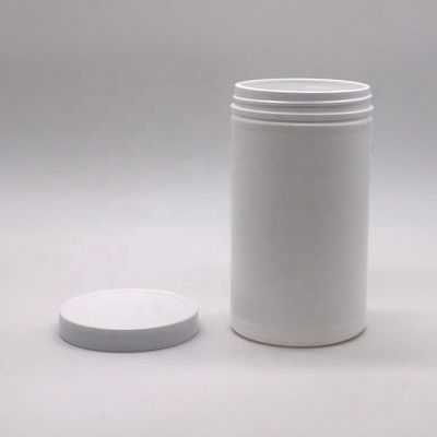 600 ml 20 oz de PET vacío HDPE recto redondo plástico en polvo envases de medicamentos con tapa de tornillo