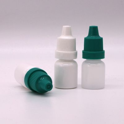 Botellas de gotero de plástico vacío comprimible de 10 ml LDPE con colores y tapas personalizados