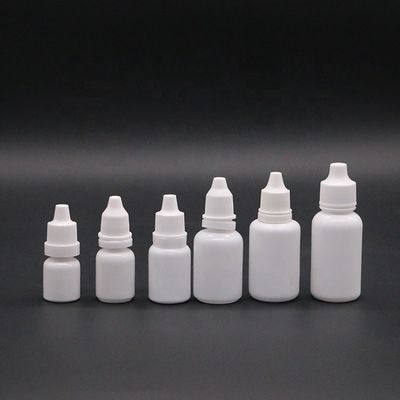 Botellas de gotero de plástico vacío comprimible de 10 ml LDPE con colores y tapas personalizados