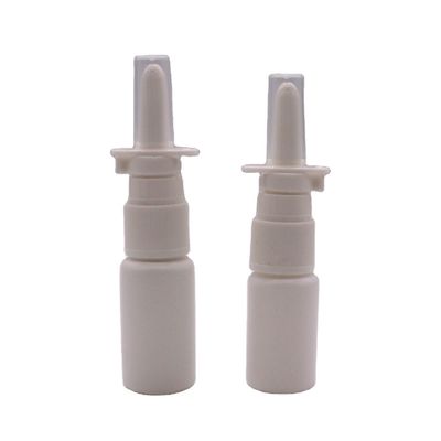 Botella de plástico de spray nasal HDPE de 15 ml/20 ml/30 ml con color personalizado y tapa de la boquilla del spray