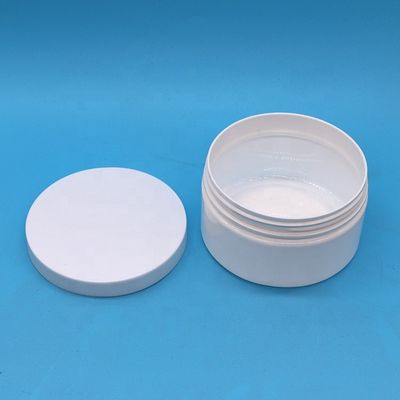 Material de tapa de plástico 8 oz Jar de plástico personalizado de forma redonda Contenedor de boca ancha con tapas