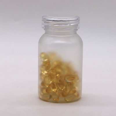 Capa de aluminio 100/120/150ML PET Jar de plástico de boca ancha para la medicina de las píldoras cápsulas