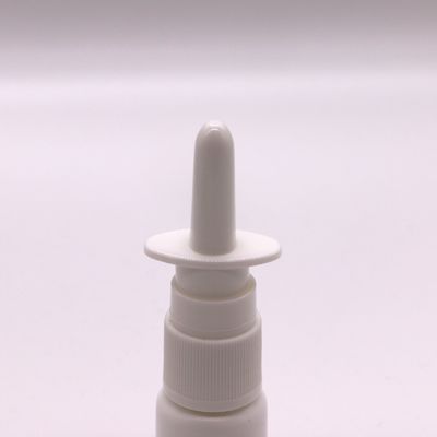 Botella de plástico de spray nasal HDPE de 15 ml/20 ml/30 ml con color personalizado y tapa de la boquilla del spray