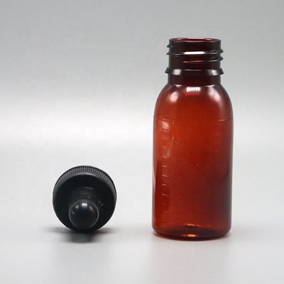 Reactivo Médico Botella de aceite esencial de plástico PET de 60 ml con diseño estéril y logotipo personalizado