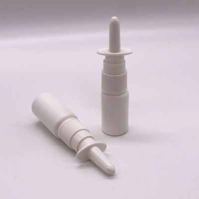 Botella de plástico de spray nasal HDPE de 15 ml/20 ml/30 ml con color personalizado y tapa de la boquilla del spray