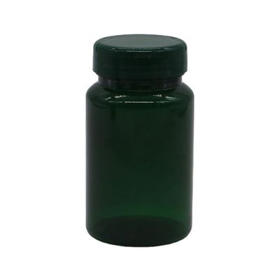 150 ml de cápsula de píldora PET comprimido botella a prueba de fugas con tapa con tapa flexible personalizada y degradable