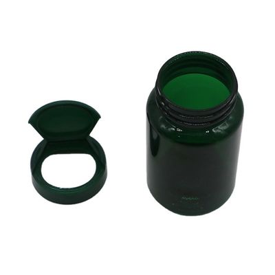 150 ml de cápsula de píldora PET comprimido botella a prueba de fugas con tapa con tapa flexible personalizada y degradable