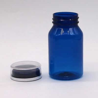4OZ 120ML Botellas de medicamento PET para la salud dietética Suplemento nutricional cápsula píldora