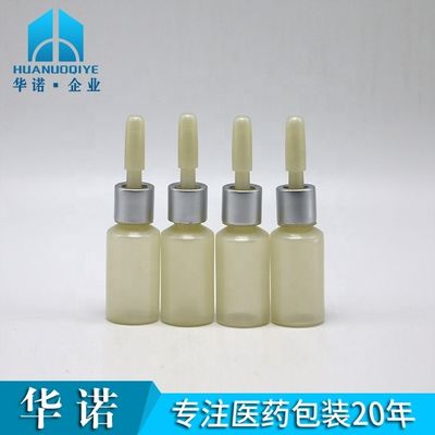 Material base PET Botella de goteo de 8 ml con tapa de goteo personalizada y acabado helado