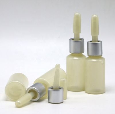 Material base PET Botella de goteo de 8 ml con tapa de goteo personalizada y acabado helado