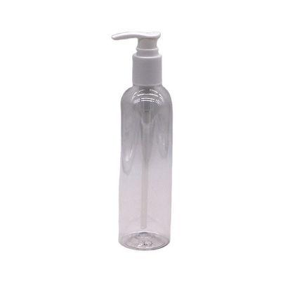 Botellas de líquido de plástico PET de 250 ml con tapa ordinaria/ material de collar de PET para la bomba de pulverización