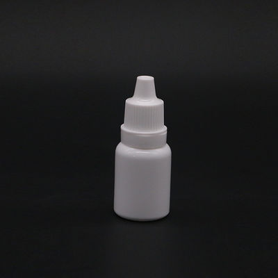 Botella de goteo de líquido para ojos de plástico LDPE de 10 ml con colores personalizados y tapa a prueba de alteraciones