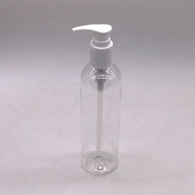 Botellas de líquido de plástico PET de 250 ml con tapa ordinaria/ material de collar de PET para la bomba de pulverización