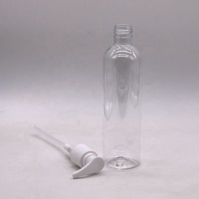 Botellas de líquido de plástico PET de 250 ml con tapa ordinaria/ material de collar de PET para la bomba de pulverización