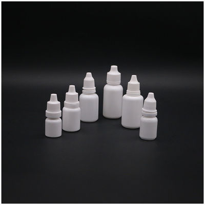 Botella de goteo de líquido para ojos de plástico LDPE de 10 ml con colores personalizados y tapa a prueba de alteraciones